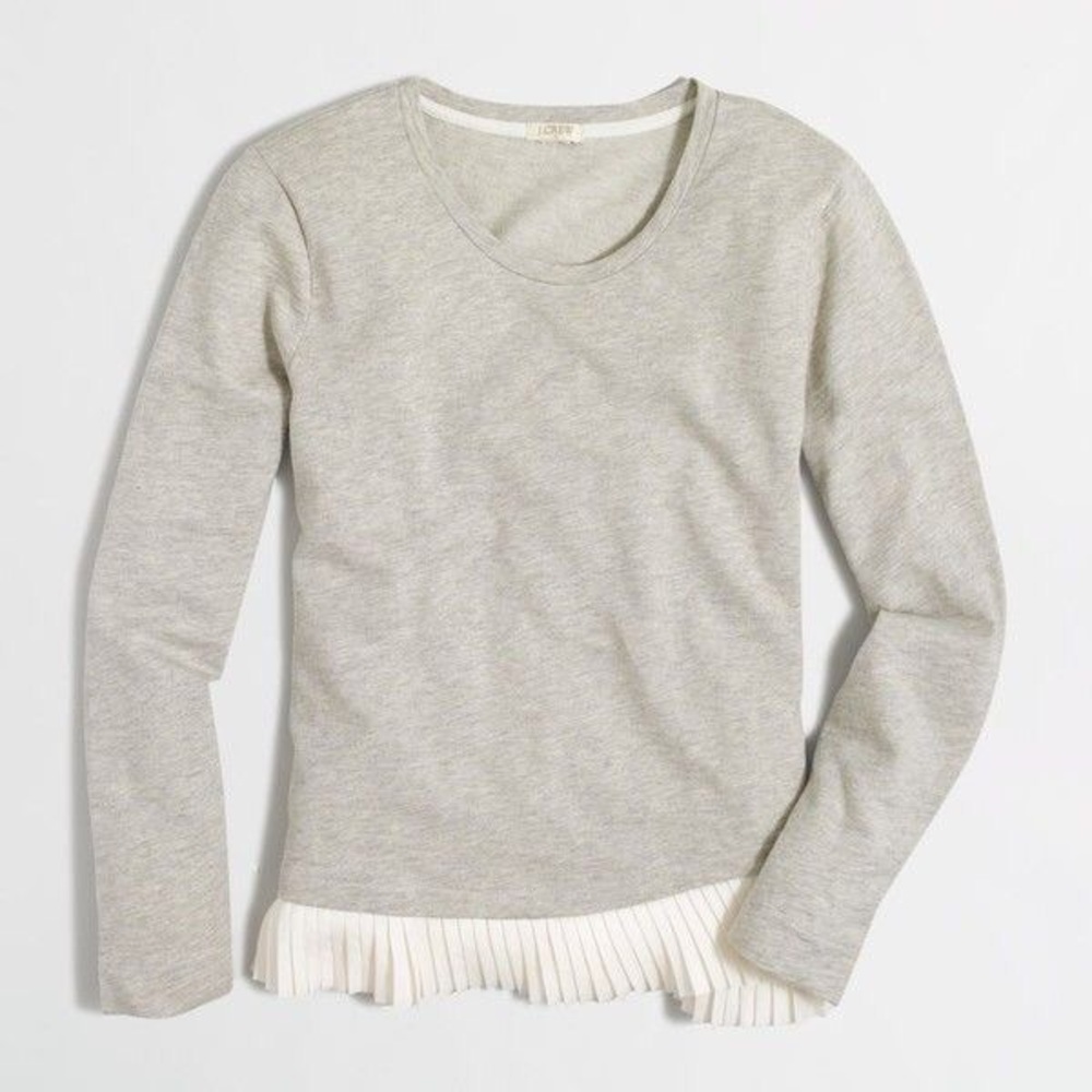 J. Crew Ruffle Sweatshirt